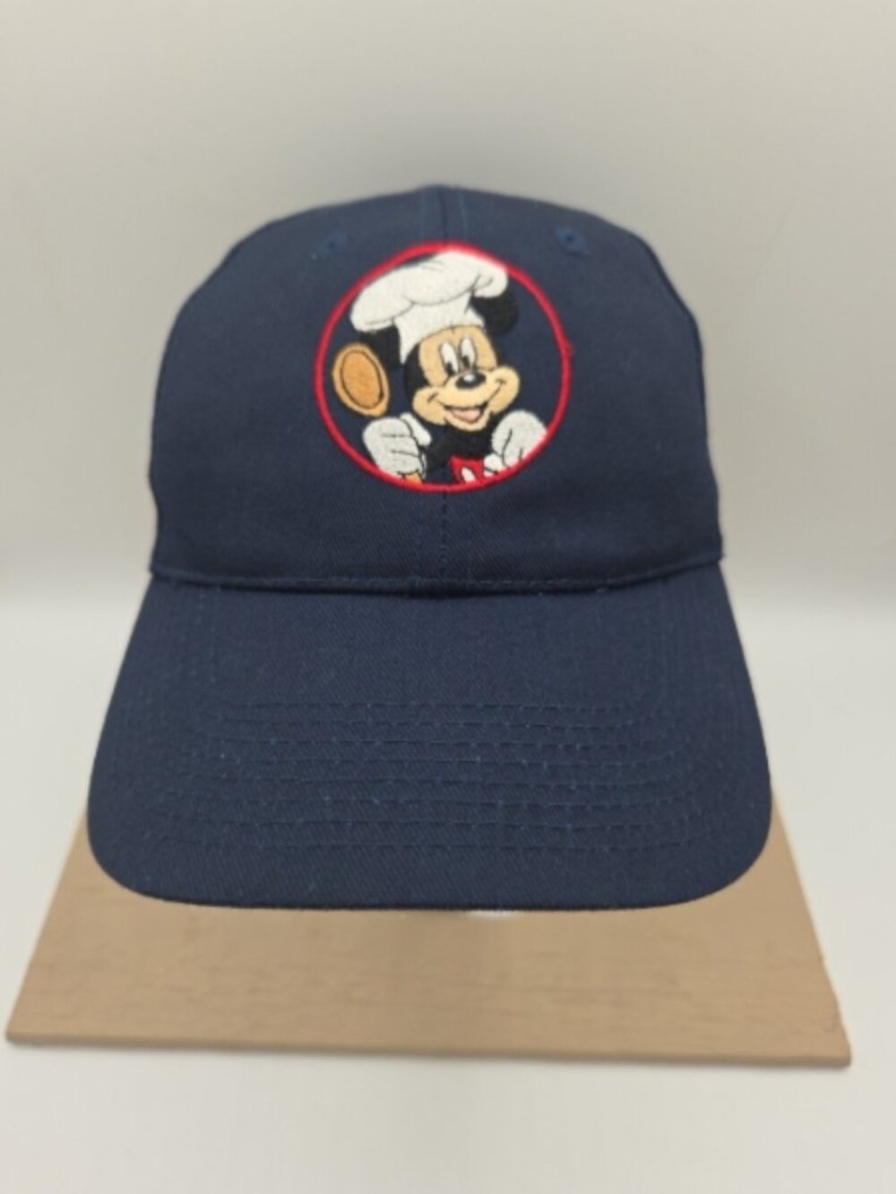 Legend Chef Mouse Embroidered Snapback Hat Navy Blue